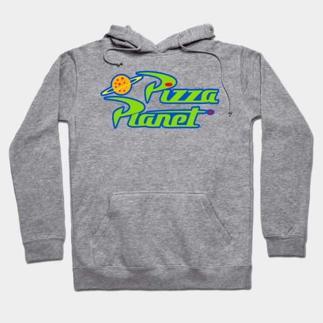 Pizza Planet Hoodie by BethLeo